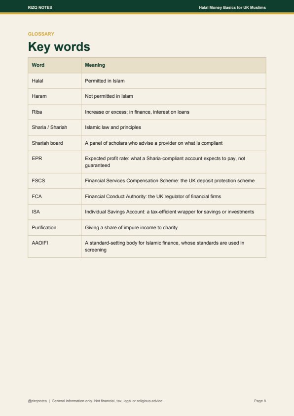Guide page: Before you choose, a checklist