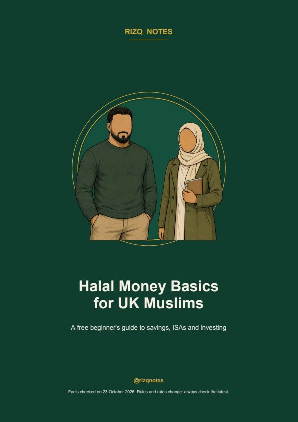 Cover of the guide: Halal Money Basics for UK Muslims